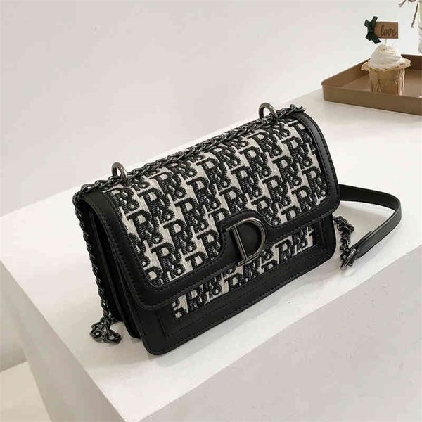 

red lady autumn and winter new leisure fashion foreign style simple trend single messenger clearance outlet sale