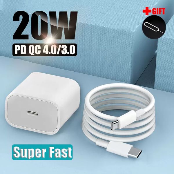 

iphone 14 charger pd20w for iphones 13 pro max 12 fast charger type c qc 3.0 quick charging cable