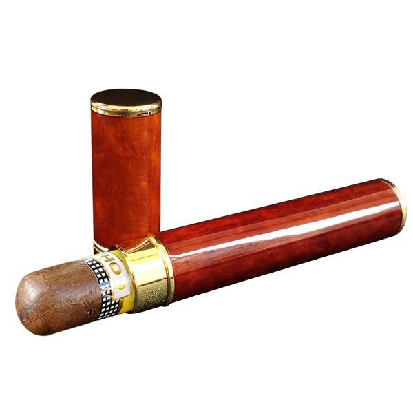 Стеклянная труба сигарная трубка с одной портативной сигарной коробкой Factory Direct Direct