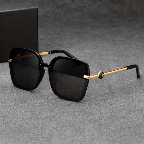 Квадратные солнцезащитные очки женские роскошные брендовые дизайнерские винтажные Ретро тонкие солнцезащитные очки женские пилотные большие черные оттенки UV400