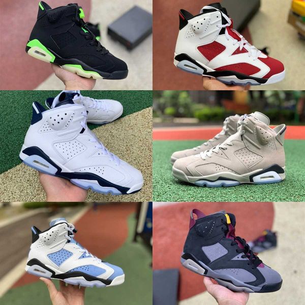 

jumpman electric green 6 6s mens high casual basketball shoes university blue georgetown bordeaux carmine oreo black infrared hare sport