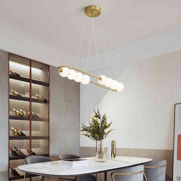 

pendant lamps northern european light luxury all copper magic bean chandelier living room simple modern creative bedroom study bar restauran