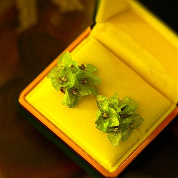 Baumeln Kronleuchter Ankunft Koreanisches Design Natürliche Süßwasser Perle Vintage Gold Tropfen Ohrringe Für FemaleDangle DangleDangle