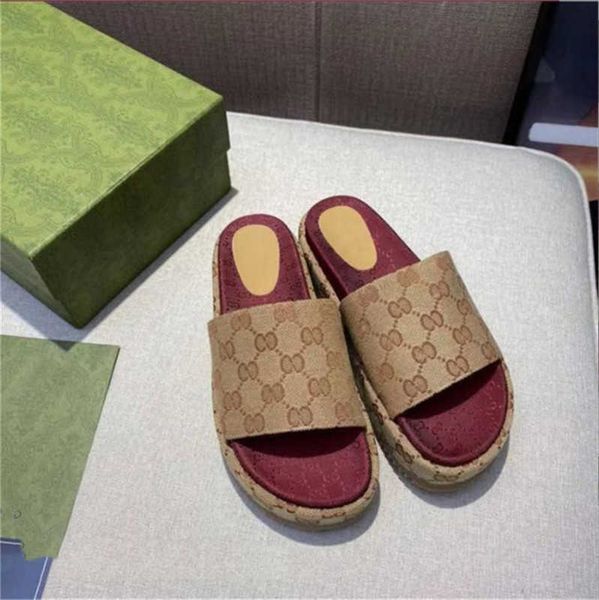 

luxury slipper ladies multicolor platform sandal lambskin style flat slides designer sandals fashion summer casual slippers us12, Black