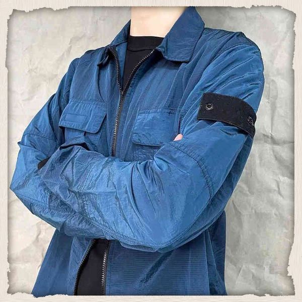

autumn designer mens jackets spring cp coat fashion hooded hoodies men sports outerwear clothing casual zipper coats man biker jumpers q2, Black