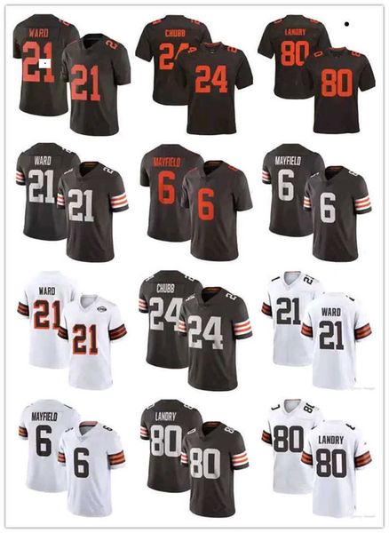 

custom cleveland''browns''men women youth jersey 2 amari cooper 24 nick chubb 6 baker mayfield 4 deshaun watson 28 jerem, Black;red