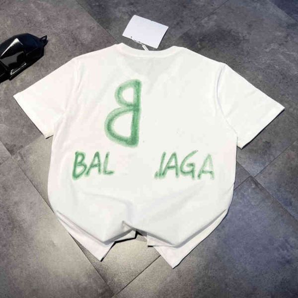 

clothing spring and summer new men's and women's couple's cotton round neck t-shirt simple loose short sleeves, White