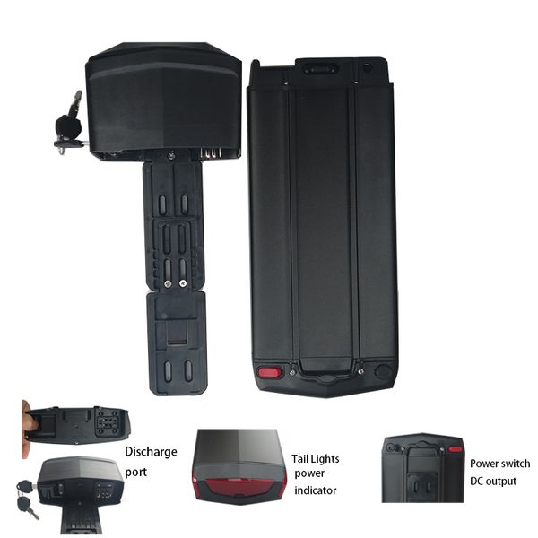 

reention 48v electric bicycle 36v 11.6ah rear rack battery 14ah 17.5ah akku for xplore ebike