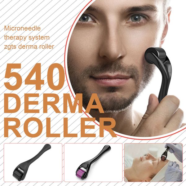 

face beauty disposable 0.5mm titanium microneedle 540 dermaroller derma roller
