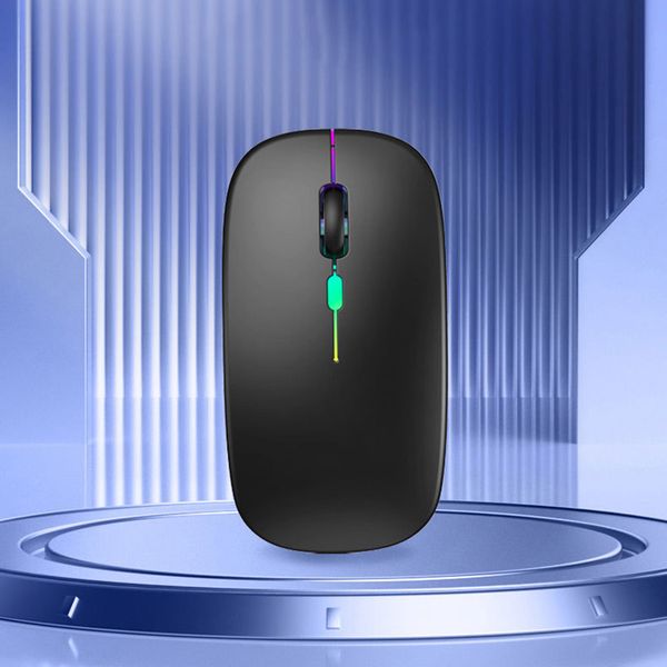 Altro Materiale scolastico per ufficio Motivo natalizio personalizzabile Dual Mode Bluetooth 5.0 Mouse wireless Ricaricabile Mouse silenzioso Uffici Gioco domestico Uso 1129