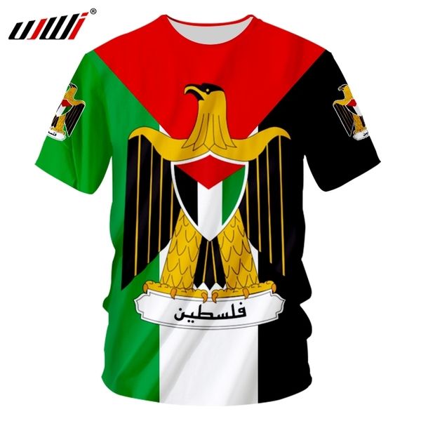 

ujwi 3d print men's palestine clothing short sleeve t-shirts men/women t-shirt war peace oversized t-shirt custom flag 220619, White;black