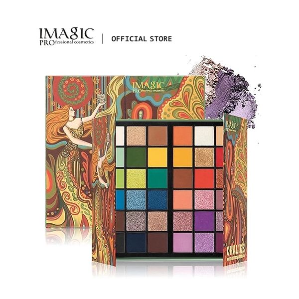 IMAGIC 36 Colori Ombretto Matte Make Up Palette Shimmer Pearlescent Rainbow Holy Grail Palette Ombretto in polvere 220525