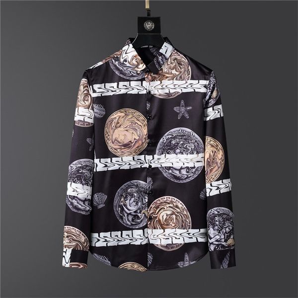 

mens designer shirts brand clothing men long sleeve dress shirt hip hop style cotton 2022 new arrival ss66, White;black