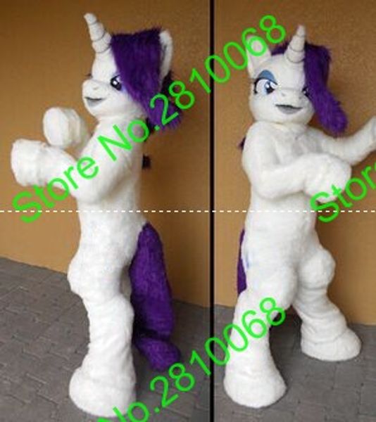

mascot doll costume eva material helmet white rainbow pony mascot costumes movie props show cartoon apparel birthday party 474, Red;yellow