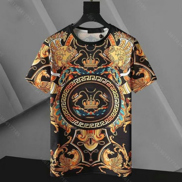 

brand t shirt hoodie for men vers / ace cotton t-shirt designer clothe short sleeve hoodies shirt fashion summer boys tee round neck pullove, Black;brown