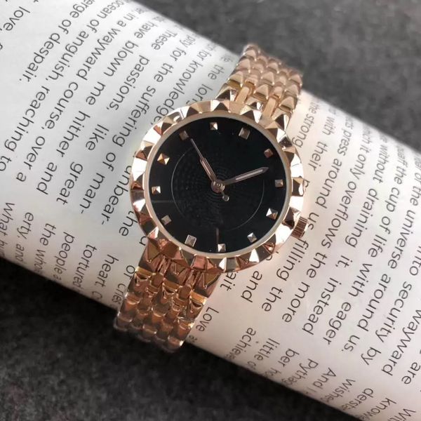 

aaa+ luxury automatic wrist watch windup watches for women 30mm folding buckle yellow gold waterproof analog marathon satch mechanical wrist, Slivery;brown