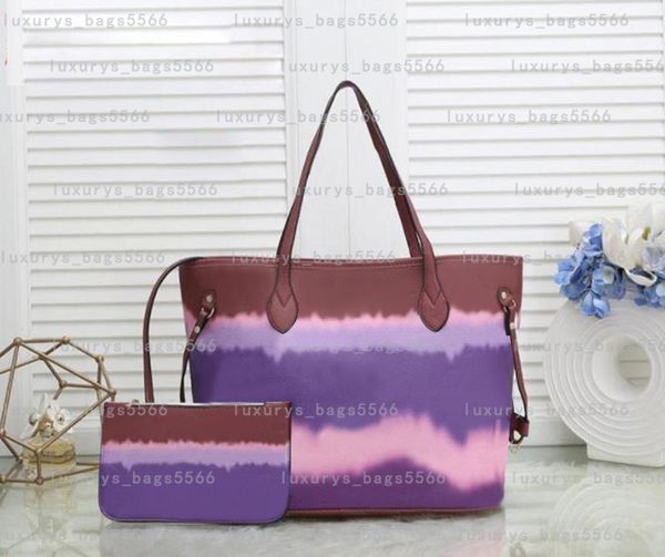 

2022 13 color High Quality Women Handbag Messenger luxurys designers bag Shoulder Crossbody Bags 2 Set Portable Package