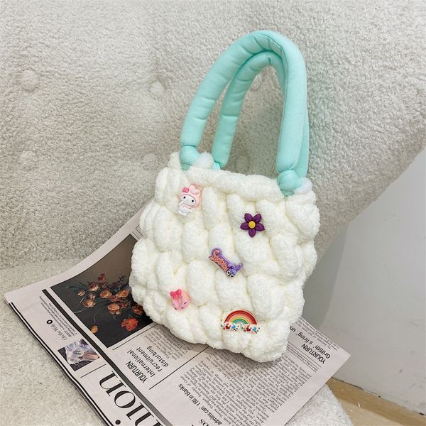 

2022 new bag 5 colours cute stellalou marshmallow mini handbag flap bag high quality