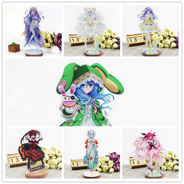 

huiya01 anime date a live acrylic stand figure tokisaki kurumi yatogami tohka kotori itsuka yoshino decoration collection model toy gift q07