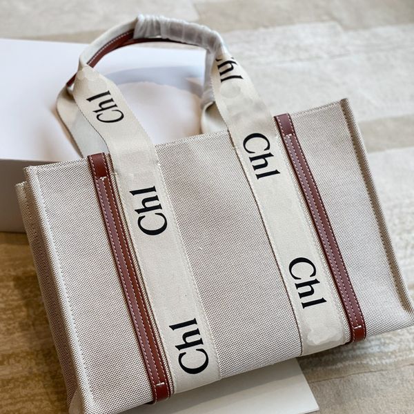 

the tote bag canvas woody handbags designer bag famous shopping fashion shoulder bags women classic interior zipper large all season
