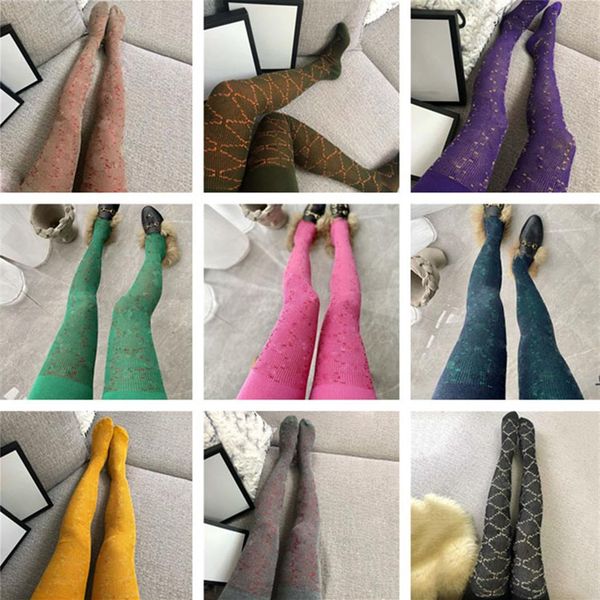 

full letters womens leggings tights designer stockings textile thicken wint274p