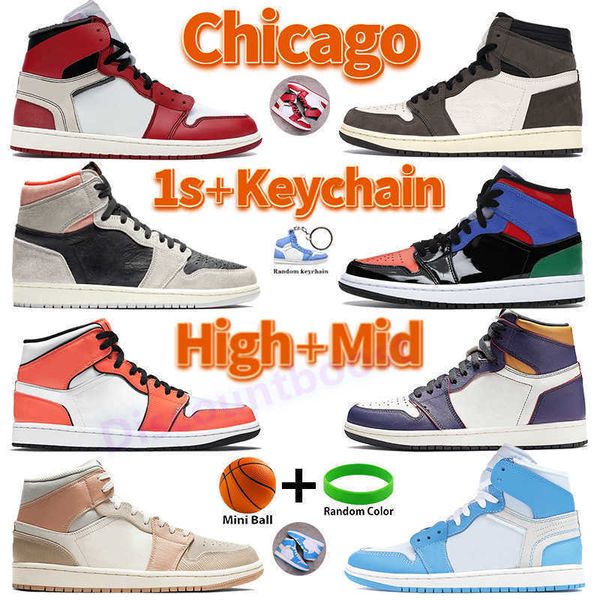 

high 1 1s basketball shoes chicago unc powder blue men sneakers sports trainers canyon rust shadow mid milan infrared 23 wolf grey sail