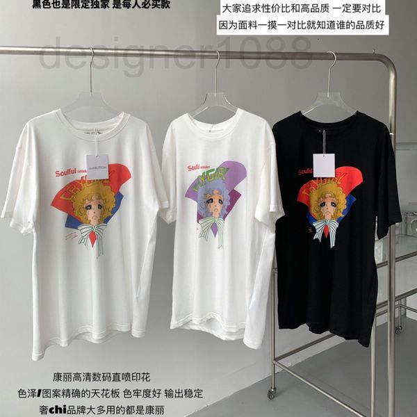 

women's hoodies & sweatshirts designer correct version pb kangli printing new products in early spring cry beautiful girl short sleeve, Black