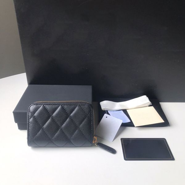 

10a fashion ladies storage wallet solid color small zipper rhombus original single quality 2023 new wallet, Red;black