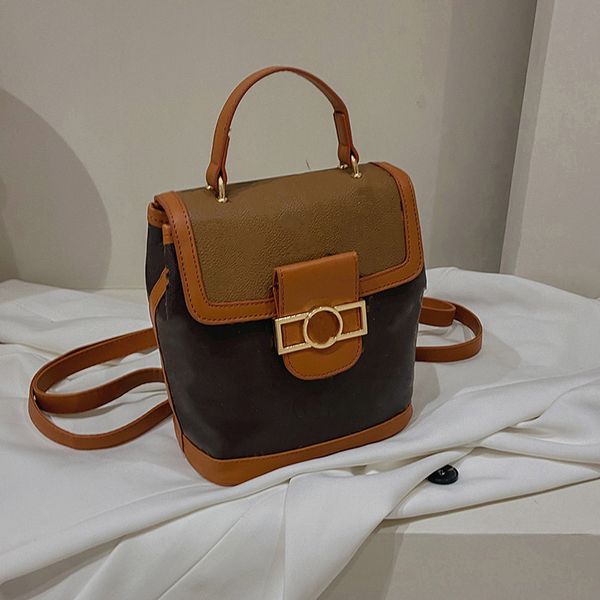 

spring men's women backpacks school bags black backpack fashion students shoulder bag cross body purses phone bag letter 714#