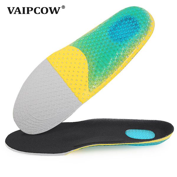 

silicone foam men women ortc soft running insoles arch support cushion sport insert shoe pad preventing flatfoot ankle, White;pink