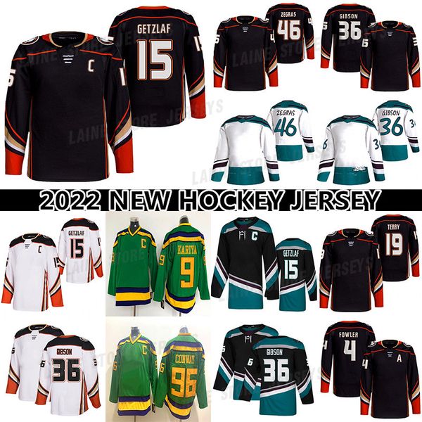 

15 ryan getzlaf reverse retro jersey 46 trevor zegras 33 jakob silfverberg 4 cam fowler 36 john gibson 19 troy terry 9 paul kariya throwback, Black;red