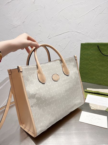 

mini pm mm 21ss tote handbags bag purse canvas large capacity shopping bags classic g letter real leather removable shoulder strap hasp hand