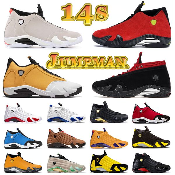 

mens jumpman 14 14s xiv basketball shoes ginger fortune red lipstick winterized designer black ferrar golden gym blue sports sneakers traine