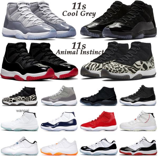 

ale basketball shoes 11s cool grey jumpman 11 animal instinct jubilee 25th anniversary bred concord 45 space jam legend blue mens