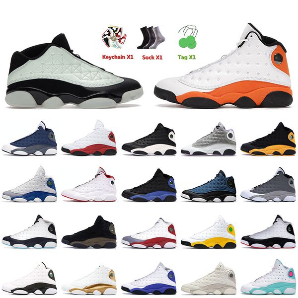 

jorda jorden 13 13s xiii mens basketball shoes singles day starfish lucky green hyper royal soar green obsidian chicago phantom sneakers tra