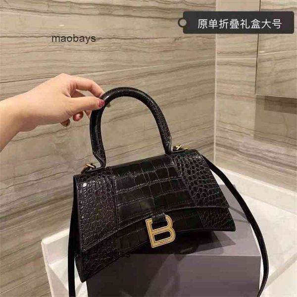 

balencaigass bags designers handbag bag female b family crocodile calf crescent messenger hourglass portable bag has autr 4mig wqfi w3vb
