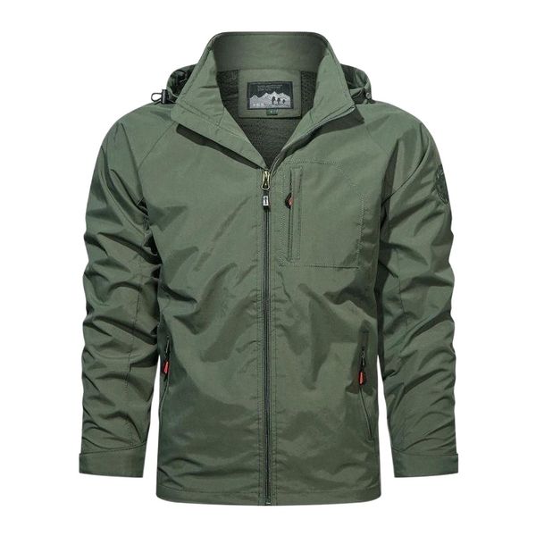 

men's jackets 2021 brand windbreaker mens soft shell overcoat hiking outdoor military hooded coat trim casual male clothing 5xl k2p6#, Black;brown
