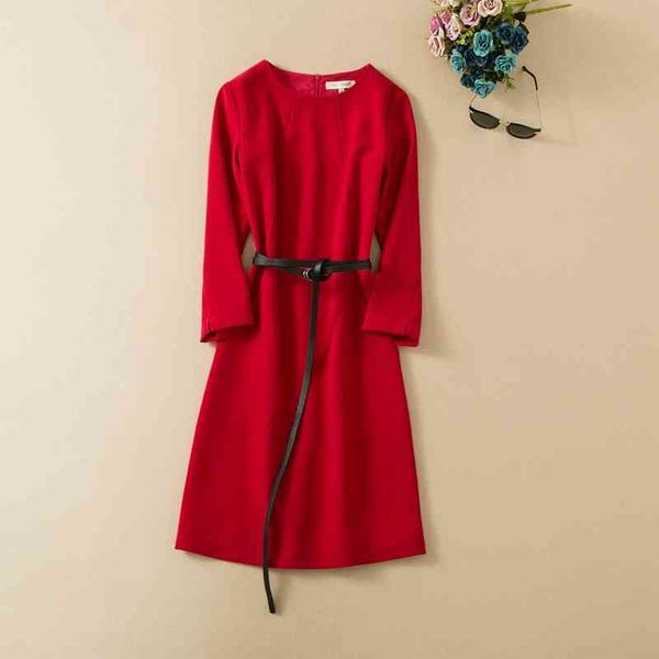 

casual dresses spring and summer slim fit chinese red 7-sleeve bridal back door dress ol professional, Black;gray