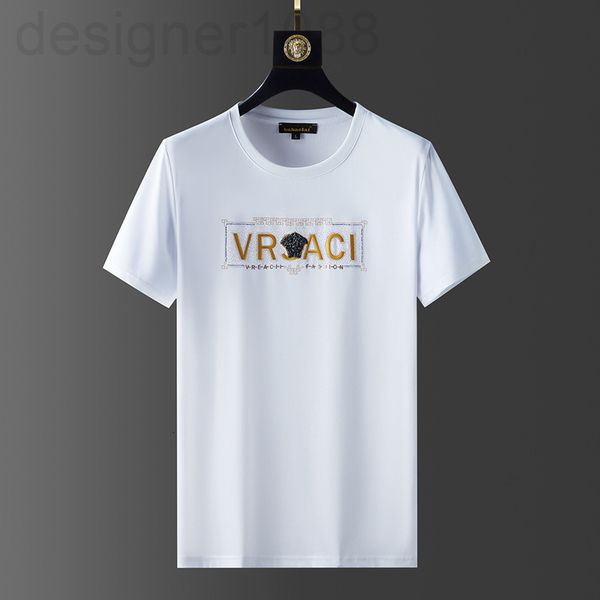 

men's t-shirts designer short sleeved t-shirt brand 2022 new summer fashion trend half diamond print t-shirt men t2qr, White;black