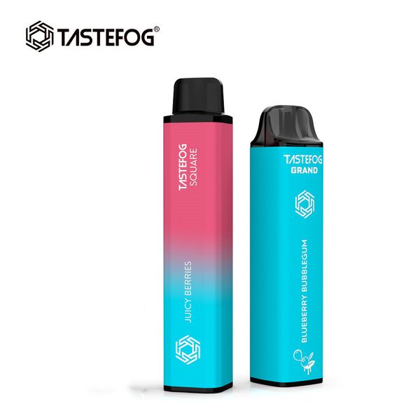 QK Tastefog Grand Rechargable Vape Puffs 4000 Электронная сигарета одноразовая одноразовая ручка Оптовая массовая цена e Жидкость 2% NIC