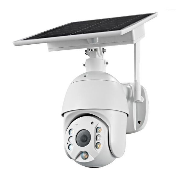 Камеры SIM -карта 1080p 2MP PTZ IP -камера Wi -Fi 8W Solar Panel Безопасность батарея PIR Outdoor CCTV Smart Monitorip Roge22