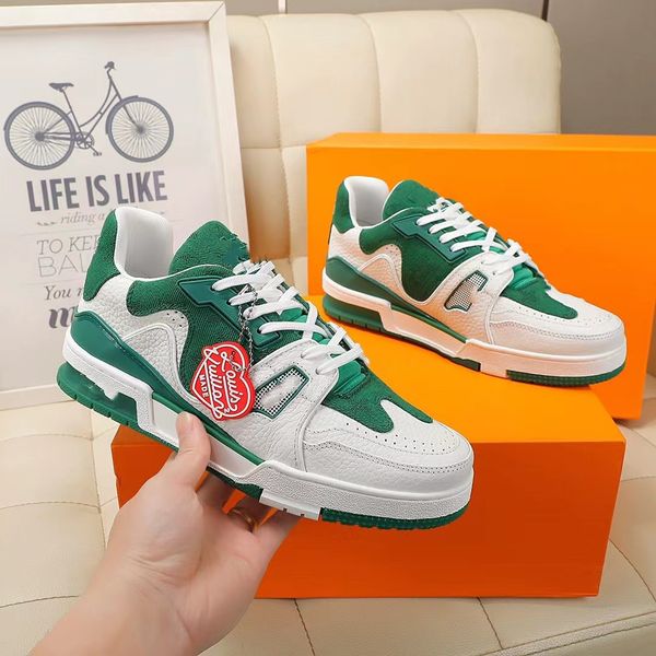 

new fashion shoes designer sneaker platform luxury chunky shoe women men breathable walking sneakers rubber soft leather black 0502