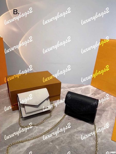 

shoulder bags crossbody designer dags chain messenger fashion handbags 2 colors black white 13cm pochette mini tote