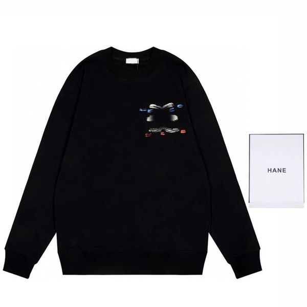 

homme hooded sweatshirts mens women designer hoodies clothing high street print hoodies pullover winter sweatshirts#17, Black