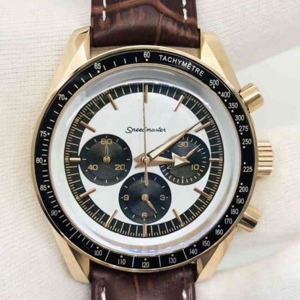 

luxury fashion watches for mens mechanical wristwatches watch ome chaoba six pin meibaiding coffee belt cl043designer watch, Slivery;brown