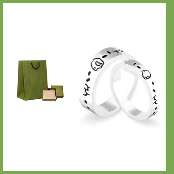 

ring for man women rings fashion ghost designer jewelry sliver color aa12, Silver