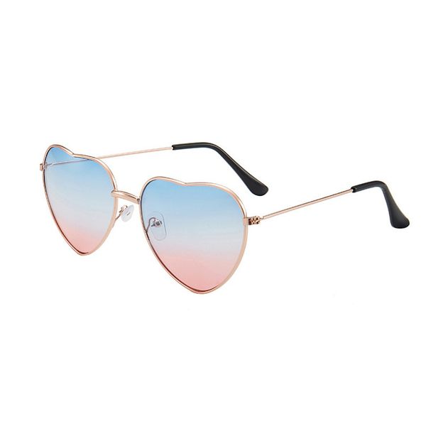

new ladies love ocean sunglasses metal fashion heart, White;black