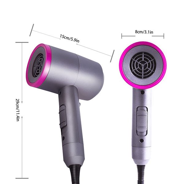 

professional hair dryer with diffuser negative ionic hair dryers cold wind blow dryer multifunction salon hairdryer styler p