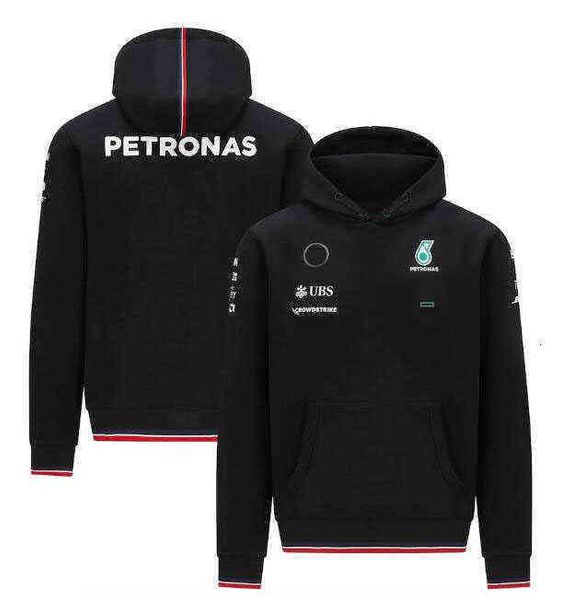 

jaket balap f1 2022 hoodie tim baru dengan kustomisasi yang sama, Black