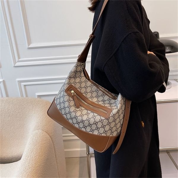 

large capacity new fashion tote contrast color hand women's large wholesale design purses online